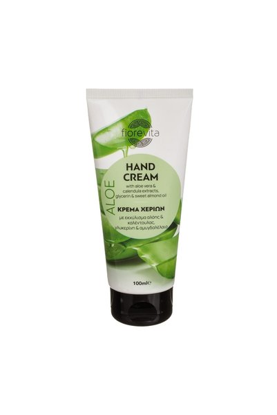 Fiorevita Cremă de Mâini cu Aloe, Calendula & Ulei de Migdale, 100 ml