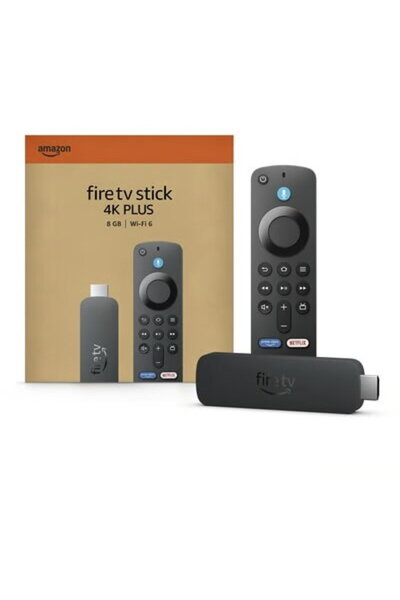 Amazon Fire TV Stick 4K Plus (2025) – Media Player 4K UHD cu Wi‑Fi 6, Dolby V...