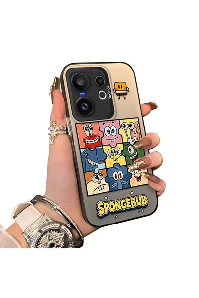 CHICASELUX Vivo X200 Fe Compatible Puzzle Character Collage Patterned Phone C...