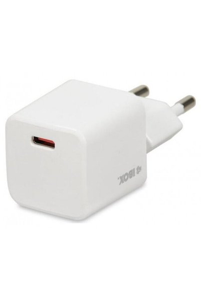 İbox Incarcator ILUC38CW Super Si PD30W + 1x USB-C USB-C Cablu 1m Alb