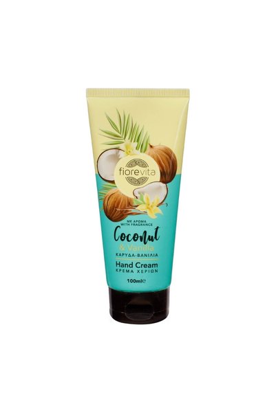 Fiorevita Cremă de Mâini Cocos & Vanilie, 100 ml, Piele Moale și Parfumată