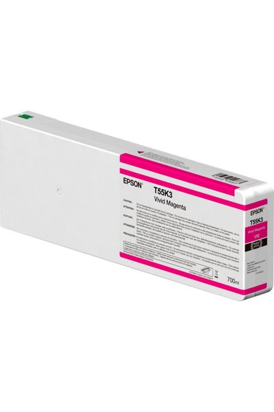 EPSON Original Ink Cartridge T55K3, Vivid Magenta, 700 ML, for SC-P7/9000