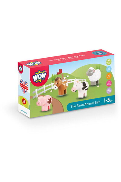 WOW Toys Children's toy WOW Toys, Farm Animal Set, Farm Animal Set, 1-5 years