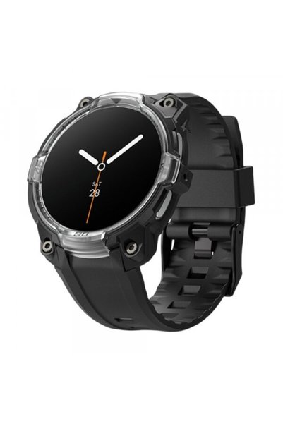 Ringke Rugged Gear Case for Samsung Galaxy Watch8 Classic, Transparent Black