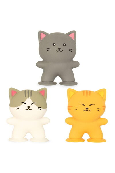 Keycraft Jucarie antistres - Pisicuta elastica, squishy, 3 ani+