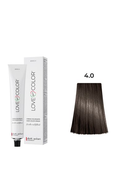 dott. solari COSMETICS Love Me Color Βαφή Μαλλιών 4.0 Καφέ - 100ml + Δωρεάν Ο...