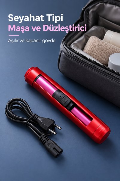 FTA TİCARET Travel-Size Hair Styler for Waves and Curls