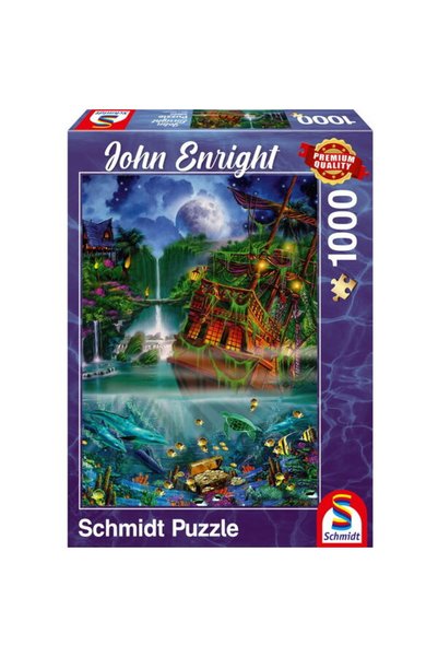 Schmidt Puzzle: John Enright - Sunken Treasure, 1000 piese