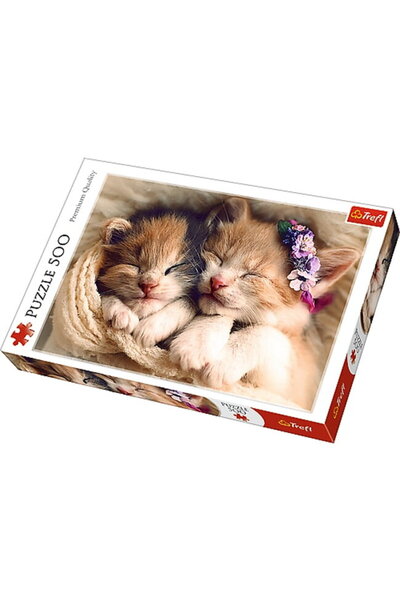 Trefl Sleepy Kittens Puzzle, 500 pieces