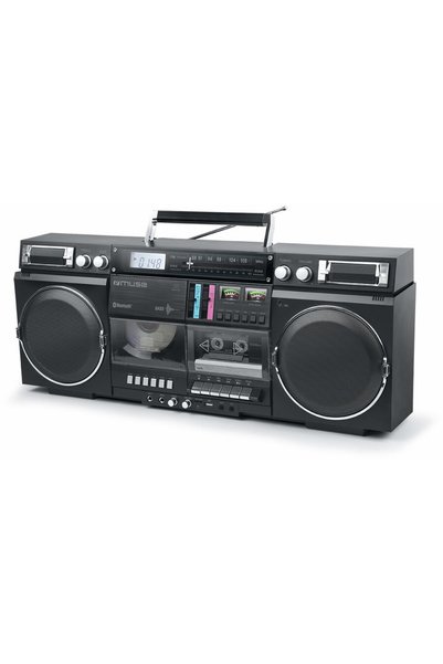 Muse Μικροσύστημα ήχου M-380 GB, 80W RMS, Bluetooth, CD, Κασετόφωνο, Ραδιόφων...