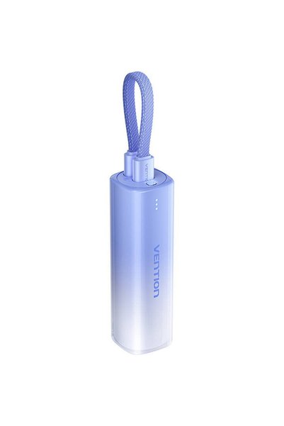 Vention Baterie externa Vention, 5000mAh, 20W, USB-C/Lightning, cablu inclus,...