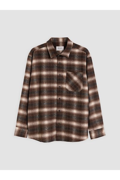 LC Waikiki Esvab • Modern & Distinctive Standard Fit Checkered Embroidered Me...