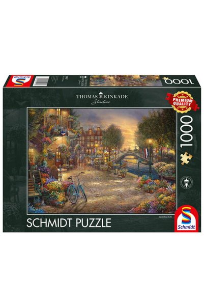 Schmidt Puzzle: Thomas Kinkade - Amsterdam, 1000 piese