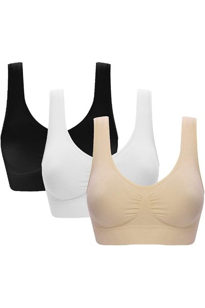 Vermilion Bird womens Padded Sports Bra (pack of 3)