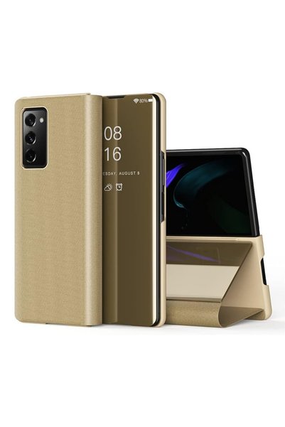 FONIX Smart GlossReflex Mirror Flip Case for Samsung Galaxy A7 2018, Glossy F...