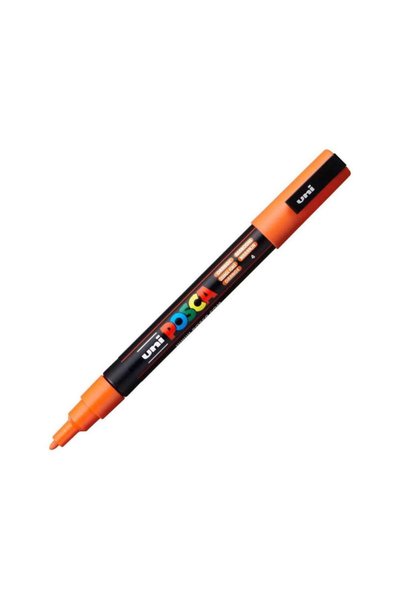 Uni Posca Πόσκα Φάιν PC-3M Πορτοκαλί 1.3mm Μαρκαδόρος Uni-Ball