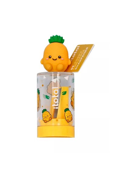 ITOTAL Ξύστρα Φάνσι i-Total Fresh Market Κύλινδρος Διαφανής Παπαρούνα Ανανάς ...