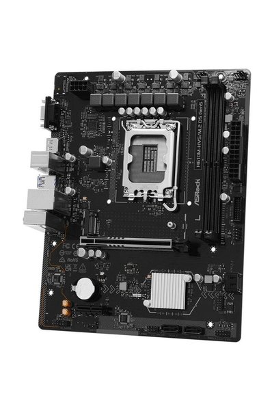 ASROCK Placa de baza H610M-HVS/M.2 D5 GEN5, Intel H610, Socket LGA 1700, mATX...