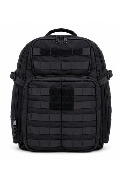 Taktik Sırt Çantası 37 L Siyah MOLLE Laptop Bölmeli Su Hazneli Askeri Outdoor Kamp Çantası