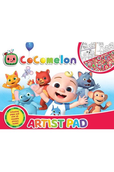 Alligator Cocomelon Артистичен пад за оцветяване със стикери AB3305CMAR