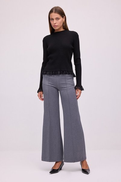 Touché Privé Ribbed High Waist Pants