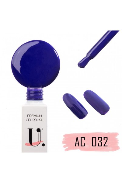UNIQUE COSMETICS Ημιμόνιμο βερνίκι AC032 Μοναδικό 10ml
