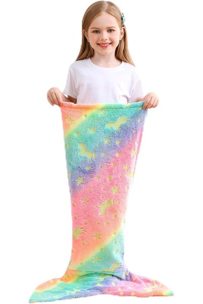 jaffiust Mermaid Tail Blanket