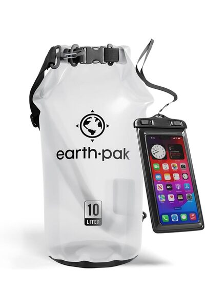 Earth Pak حقيبة جافة مقاومة للماء - حقيبة ضغط جافة قابلة للطي تحافظ على المعد...
