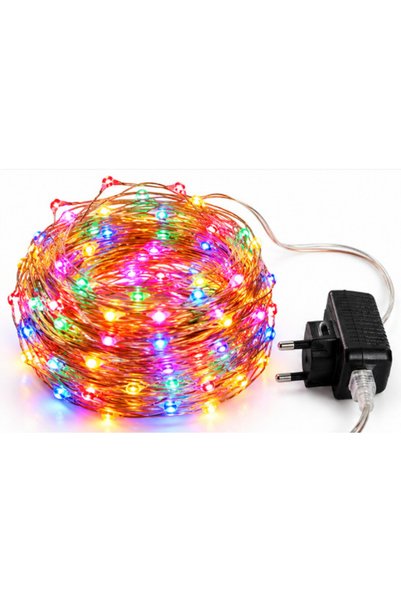 LILY Sistem de iluminare LED multicolor cu 600 de LED-uri, 30 de metri fir de...