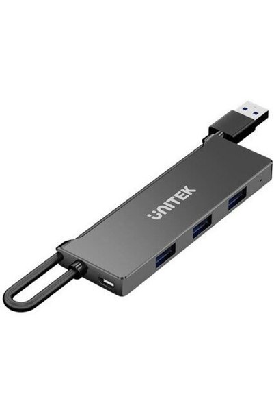 Unitek Διανομέας Y-3145C USB-A / 4x USB-A 5Gbps, Μαύρο
