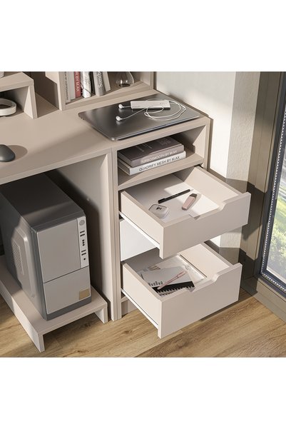 ROOMART Mode 3 Çekmeceli Çalışma Masası Kesonu