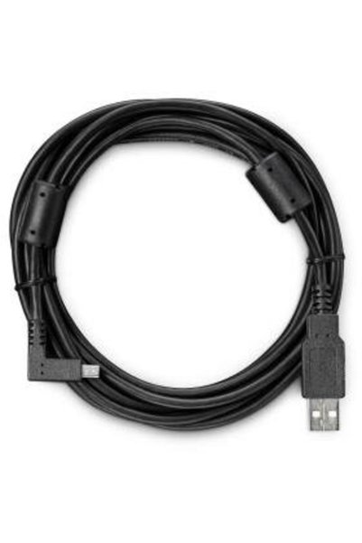 Wacom Cablu USB USB (M) la mini-USB tip B (M) unghiular, 3 m, pentru STU-540,...