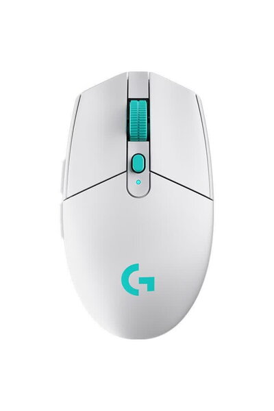 logitech G304X LIGHTSPEED Mouse de gaming wireless cu senzor HERO, alb