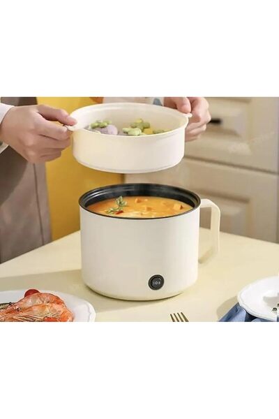 GENERAL 1.8L Electric Hot Pot & Hot Pot with Steamer Temperature Control Non ...