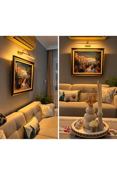 Genel Markalar Patoğlu Aydınlatma 35 cm Gold Flüt Aplik 10W 3000K (ELEKTRİKLİ...