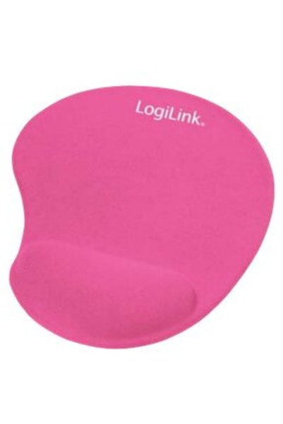 LogiLink Mouse pad ergonomic cu Gel Roz