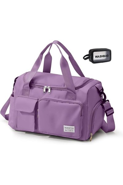 GENERAL Women's Small Sports Duffel Bag Carry On Luggage Weekender Bag with S...