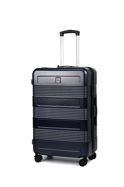 VORTA 3-Piece Luggage Set -20"/24"/28" ABS Material | Lightweight | Combination Lock | 360° 4Wheels, V-0601-Dark blue