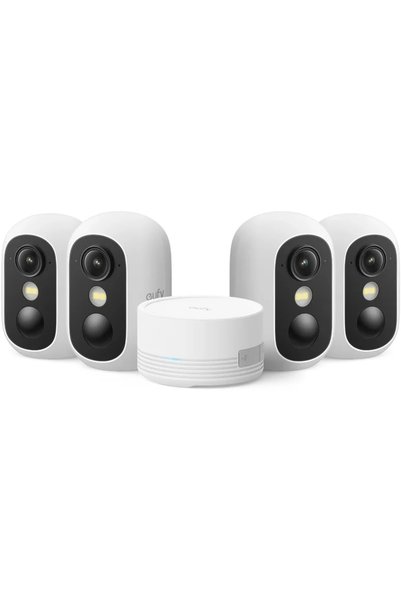 eufy Sistem de supraveghere video eufyCam C35 Wireless, IP67, Viziune nocturn...