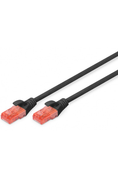 Digitus Cablu de conectare by Assmann DK-1612-030/BL, U/UTP, Cat6, 3m, Negru