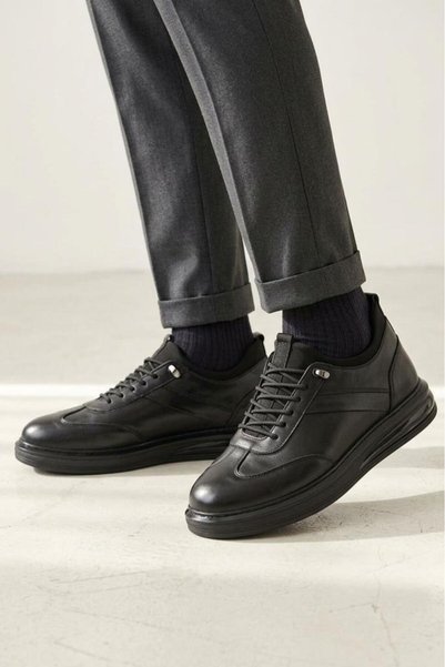 PİSAGOR Ps-2052 Men's Genuine Leather Casual Shoes