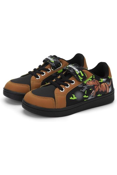 OtherMax Pantofi sport pentru copii ușori antiderapanți cu dinozaur maro 23 EU
