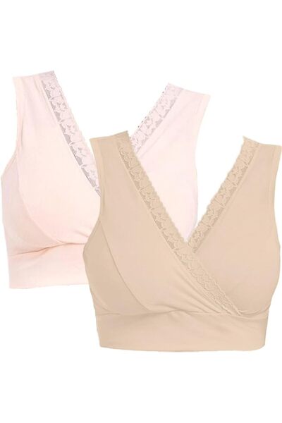 Dress Cici Women's Wireless Full Cup Maternity Bra - Sport Nursing Minimizer ...