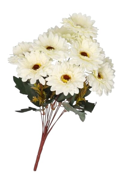 Toybox Artificial Gerbera Daisy Flowers Small Bouquet for Home Dining Table W...