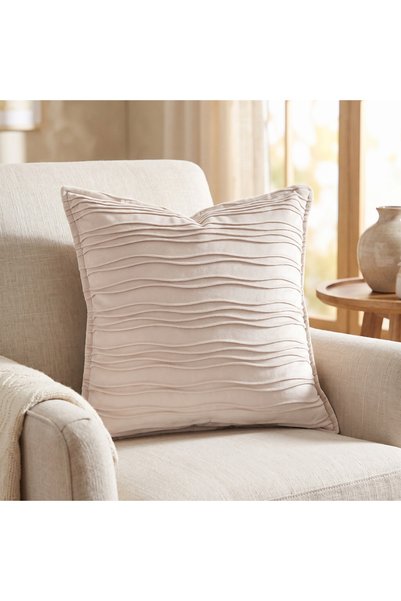 Lifestyle Textured Velvet Filled Cushion - 50x50 cms