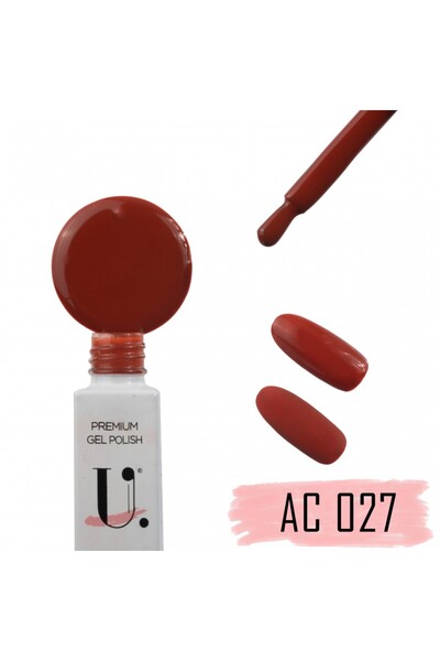 UNIQUE COSMETICS Ημιμόνιμο βερνίκι AC027 Μοναδικό 10ml