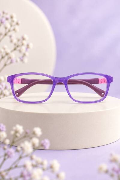 Generic Brand Kids Eyeglasses for Girls Boys Flexible Lightweight Round Oval ...