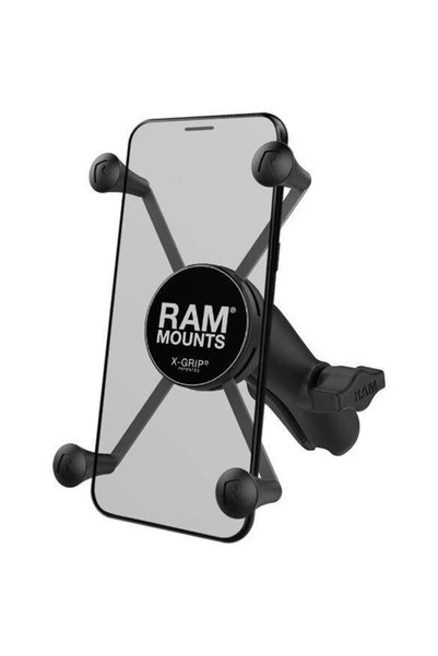 ram mounts Ram® x-grip® dual socket composite arm with large phone support