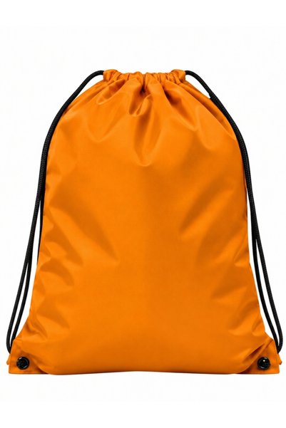 kanvas Drawstring Backpack Waterproof Orange