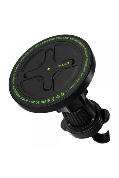 BLUEO Ape Legend Wireless Car Charger, 15W, 1.67A, Black